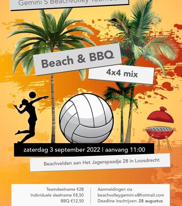 Gemini S Beachtoernooi 2022: same price, same fun! 